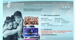 Desktop Screenshot of elevateddance.com